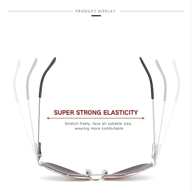 HDCRAFTER солнцезащитные очки пилота мужские классические Поляризованные с