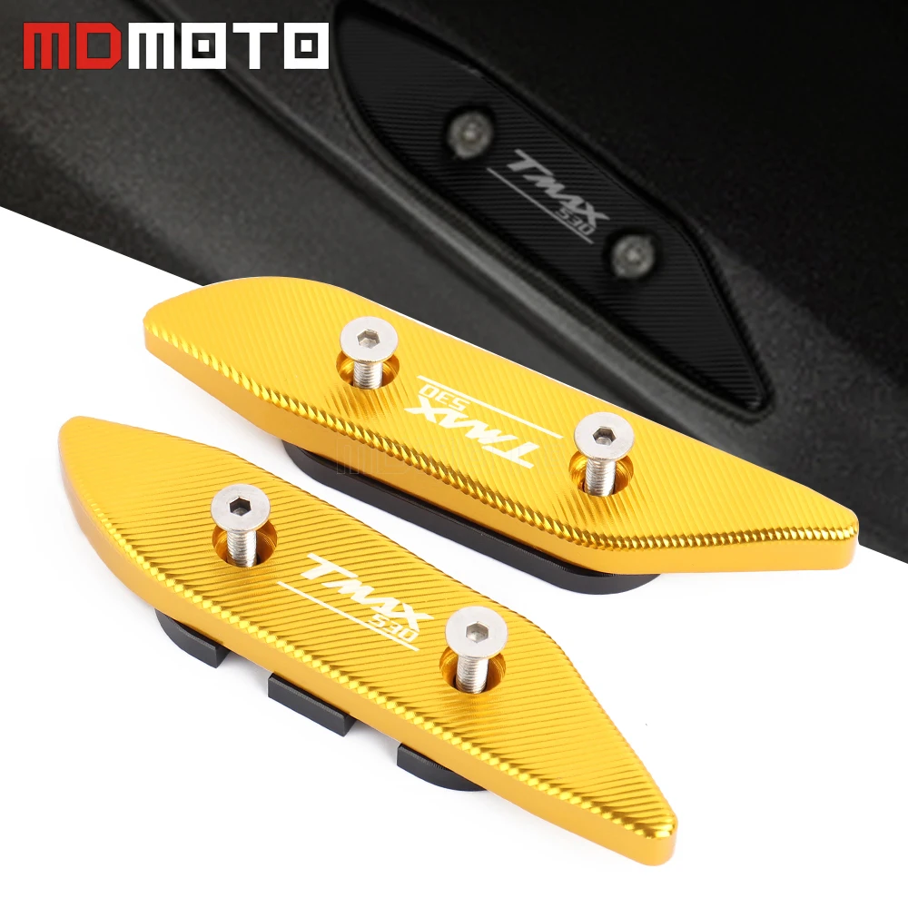 

High quality T-MAX LOGO For Yamaha TMAX 530 2012-2016 TMAX SX/DX 2017-2018 Motorcycle CNC Aluminum Mirror Hole Cap Cover