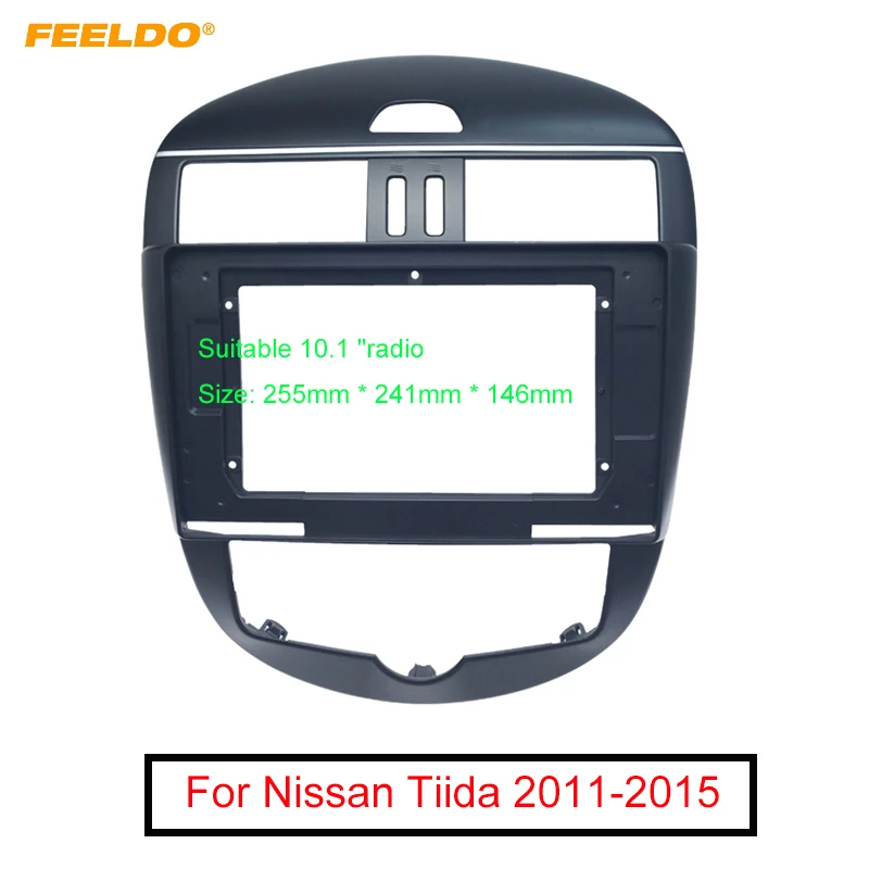 Рамка Автомобильная FEELDO для Nissan Tiida (ручная/автоматическая AC) 9/10 1 дюймов большой
