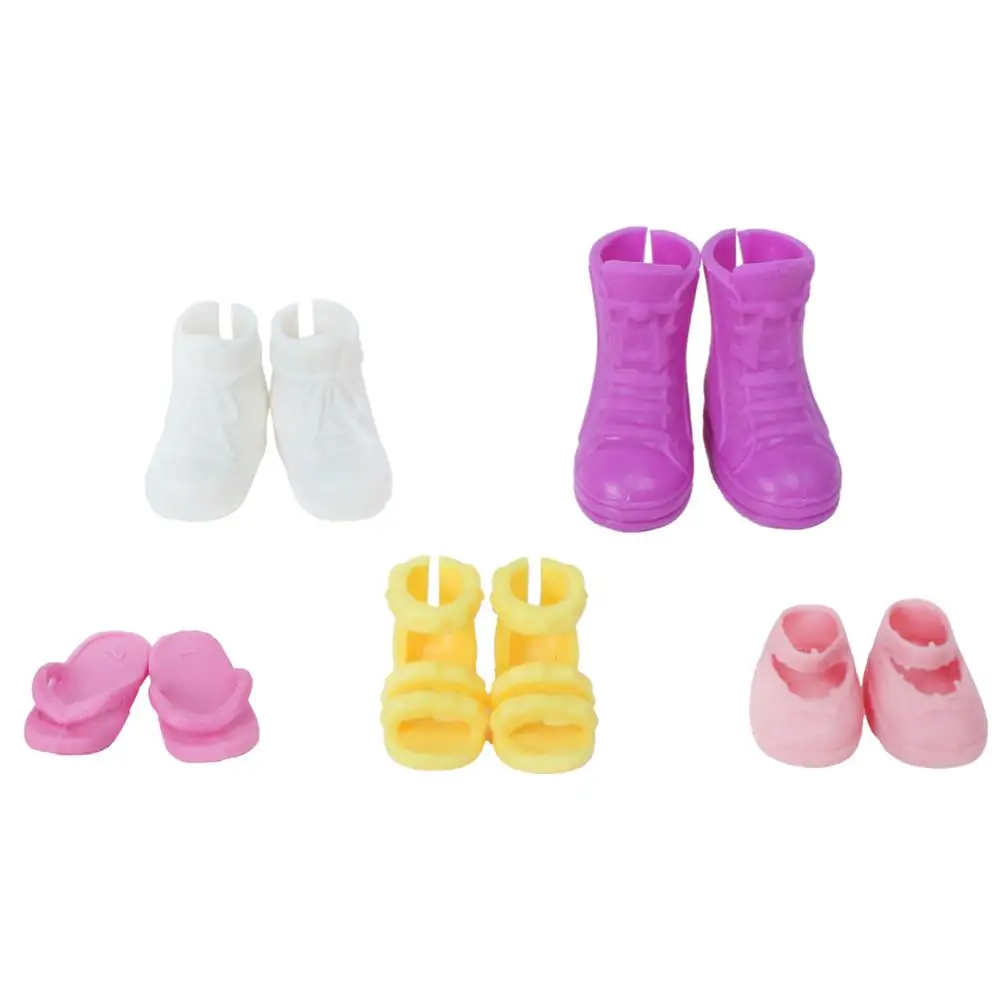 Случайный 5 шт. обувь для куклы барби кукла келли босоножки ботинки свадебная