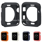 Мягкий силиконовый защитный чехол-рамка для Apple Watch серии 7 2 3 4 5 42 мм 38 мм, чехол из ТПУ для iWatch 40 мм 44 мм, бампер