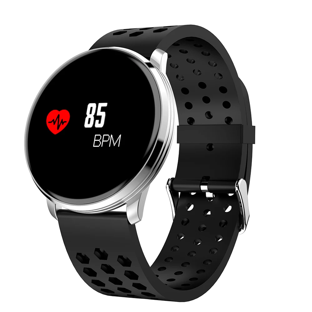 smart watch Men Color Screen M9 Sport Cable BT4.0 Waterproof Heart Rate Monitor Blood Pressure Oxygen Sleep notification | Электроника