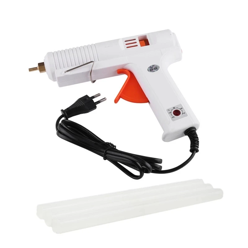 

Onnfang 120W Adjustable Hot Melt Glue Gun With Free 11mm*190mm Glue Stick Industrial Mini Guns Thermo Electric Heat Temperatures
