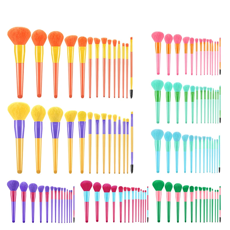 

14Pcs Makeup Brushes Set Professional Powder Foundation Concealer Blush Eyeshadow Make Up Brushes Tools Kit Synthetic Hair
