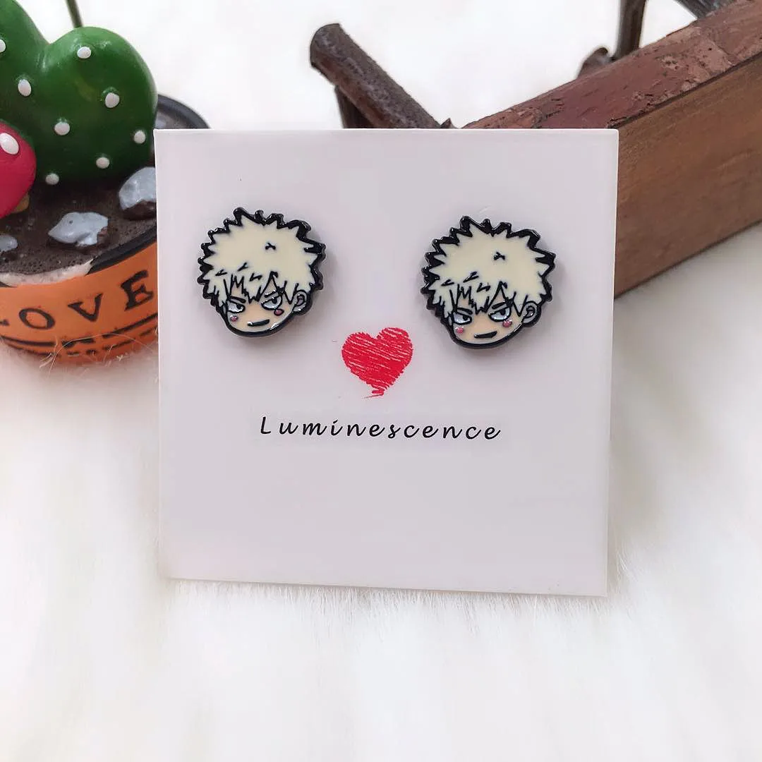 Мой герой серьги Косплей металла шпильки ювелирные аксессуары ‒ серёжки серьга|