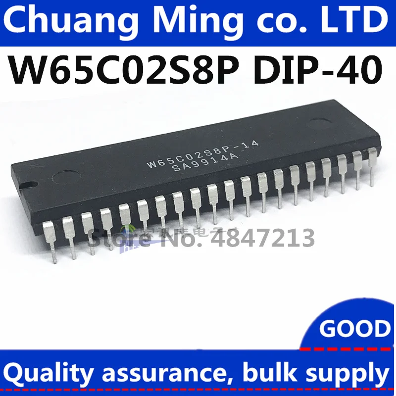 W65C02S8P 10 14 W65C02 DIP 40 IC в наличии!|Запасные части| |