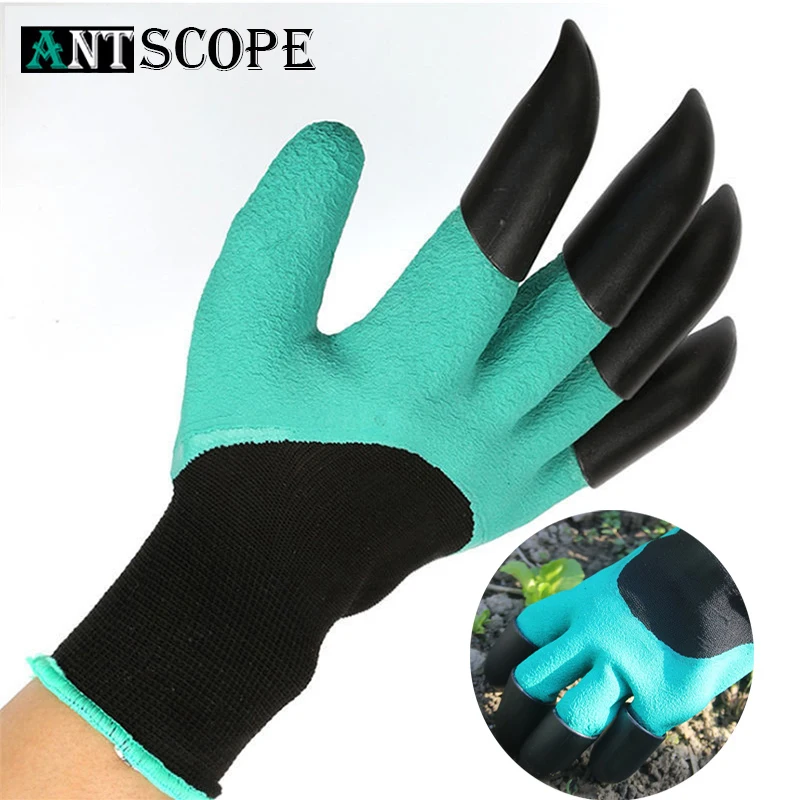 Antscope садовые защитные перчатки с 4ABS пластиковыми когтями защитный палец для сада
