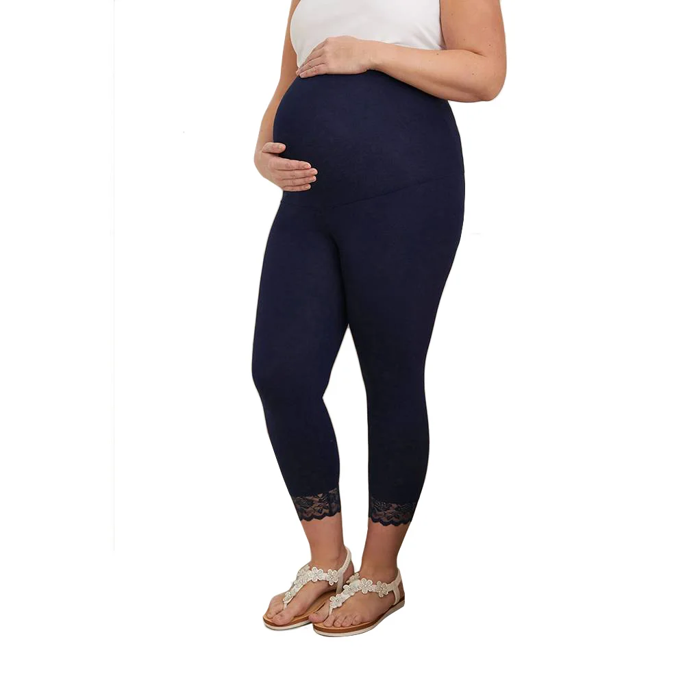 Брюки для беременных Одежда удобные женские длинные брюки Леггинсы черные с