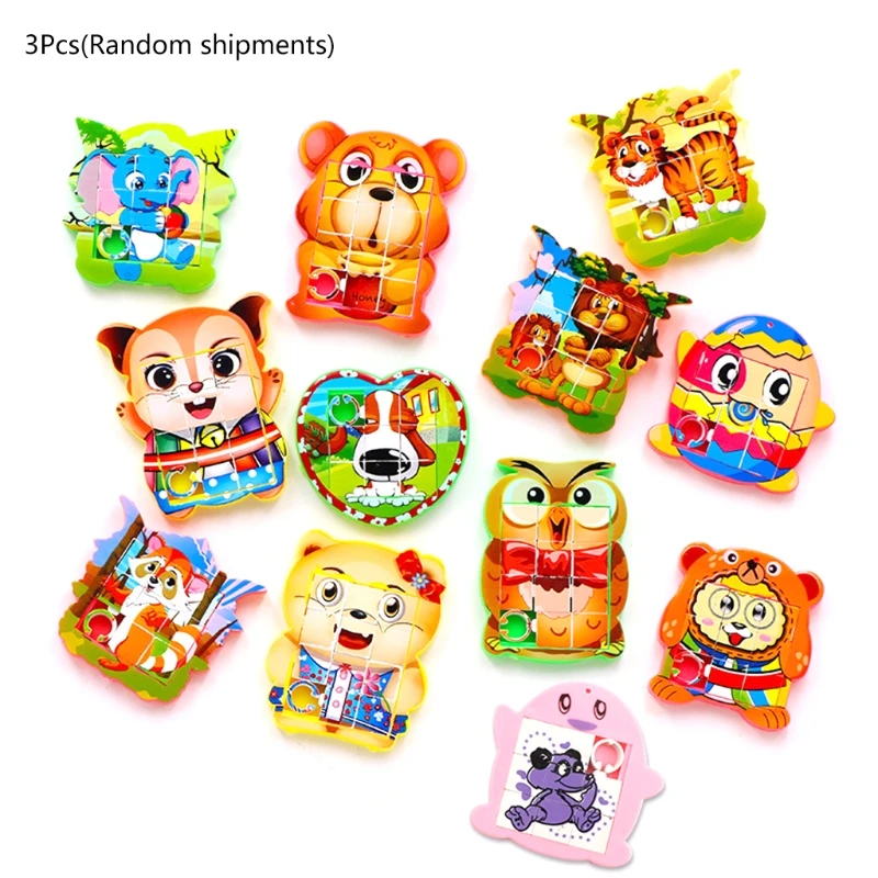 

1 упаковка/3 шт., детская развивающая игрушка-пазл