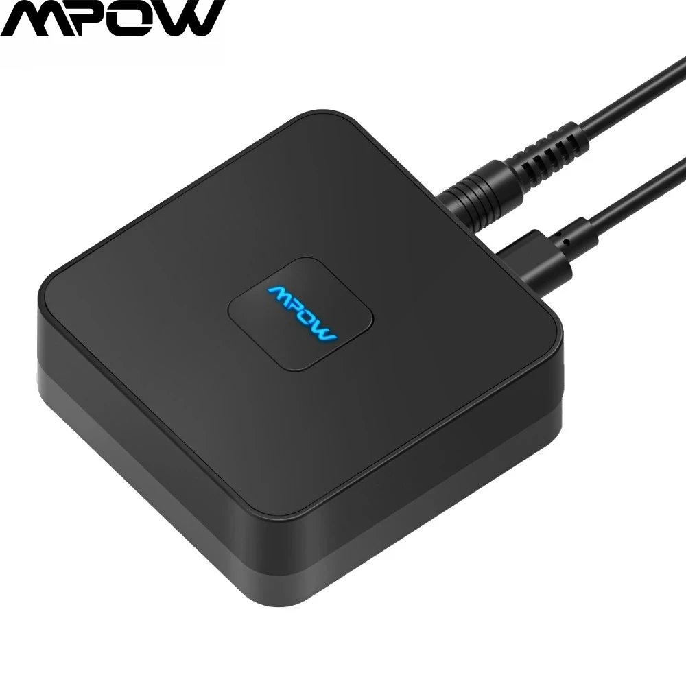 Оригинальный беспроводной адаптер Mpow приемник Bluetooth 4 1 аудиоадаптер со