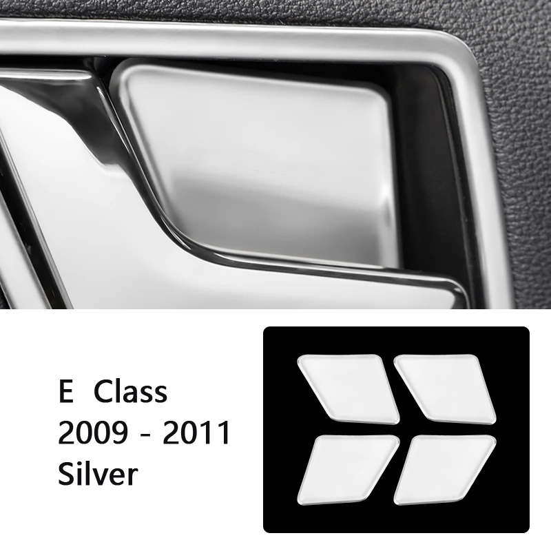 

Цветная внутренняя дверная чаша из углеродного волокна, декоративная наклейка для Mercedes Benz E Class W212 2009-2011, Стайлинг автомобиля, наклейки для интерьера