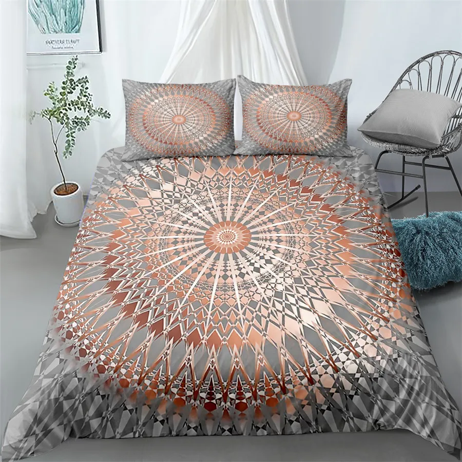 

Комплект постельного белья с золотыми колесами budha, двуспальный комплект постельного белья с двумя односпальными размерами