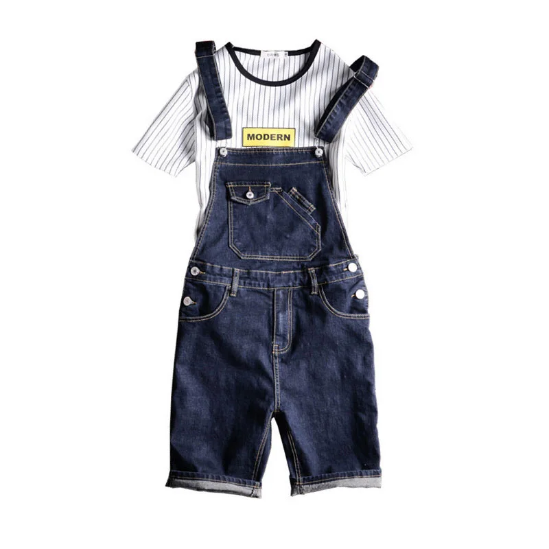 Короткие джинсы 2020 новый мужской джинсовый костюм короткие синие джинсовые