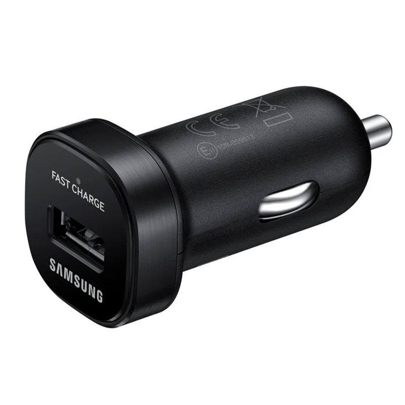 

15W Samsung Galaxy S20 S10 Plus Car Charger Mini AFC USB Fast Car Cigeratte Adapter USB-C Cable For Note 8 9 10 PRO A51 A71 A50