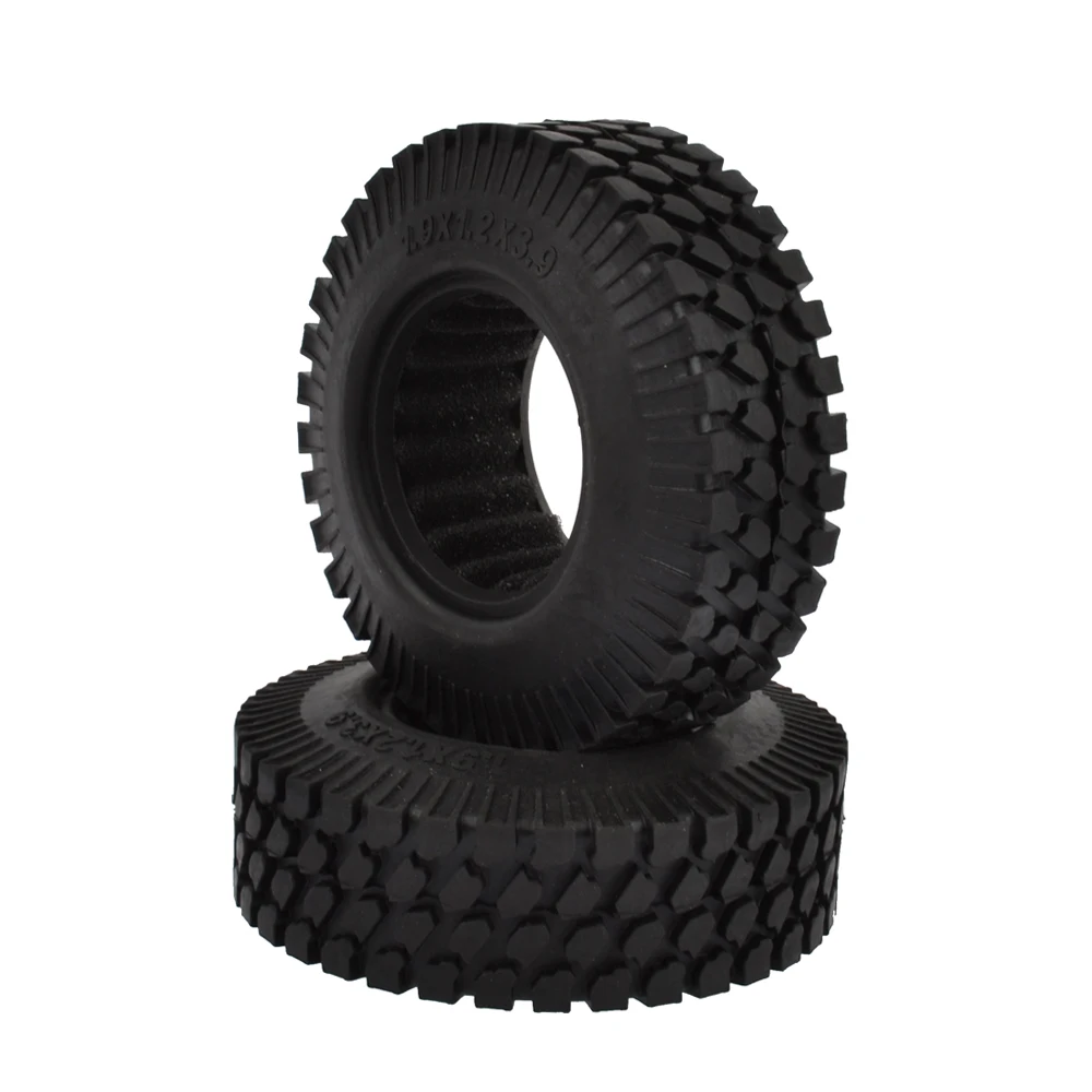 

4PCS 1.9 Inch Rubber Tires 98MM for 1/10 RC Rock Crawler Car Axial SCX10 D90 Tamiya CC01