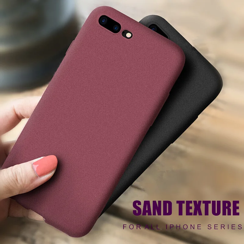 

Luxury Sandstone Matte Case For Oneplus 8 Pro 7T Pro 7 Pro 6 6T 5 5T Soft Silicon Anti-knock Cover For Oneplus 7 Pro Case