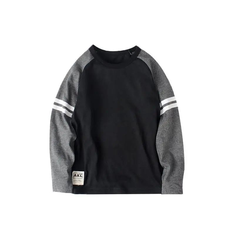 

Kids T-shirt long-sleeved cotton children's clothing spring autumn new round neck alphabet student shirt boy baby girl clothes