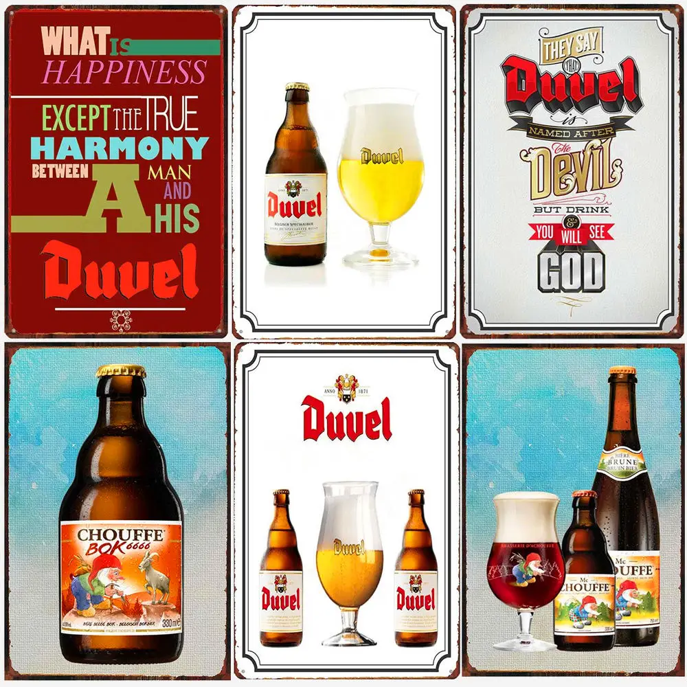 

Bar Decoration Vintage Metal Signs Home Pub Club Decor Classic Beer Wall Art Plaque Belgian Beer Poster Whiskey Retro Plate N395