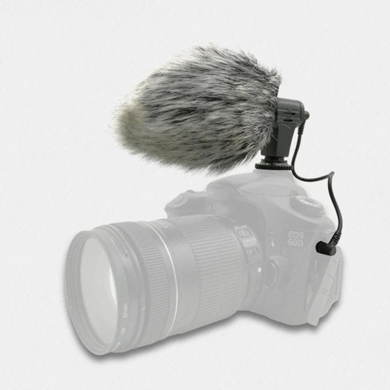 

Professional On-Camera Microphone for Interview Photography Recording Speech Short Videos Mic Compatible Smartphone SLR Camera