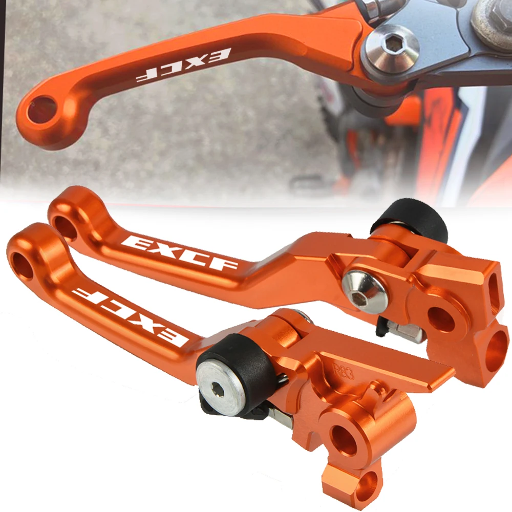 

Aluminum Motorcycle Dirt Pit Bike For 250 350 500 EXC-F ECX F 250EXC-F 250ECX-F2014-2018 Motocross Pivot Brake Clutch Levers