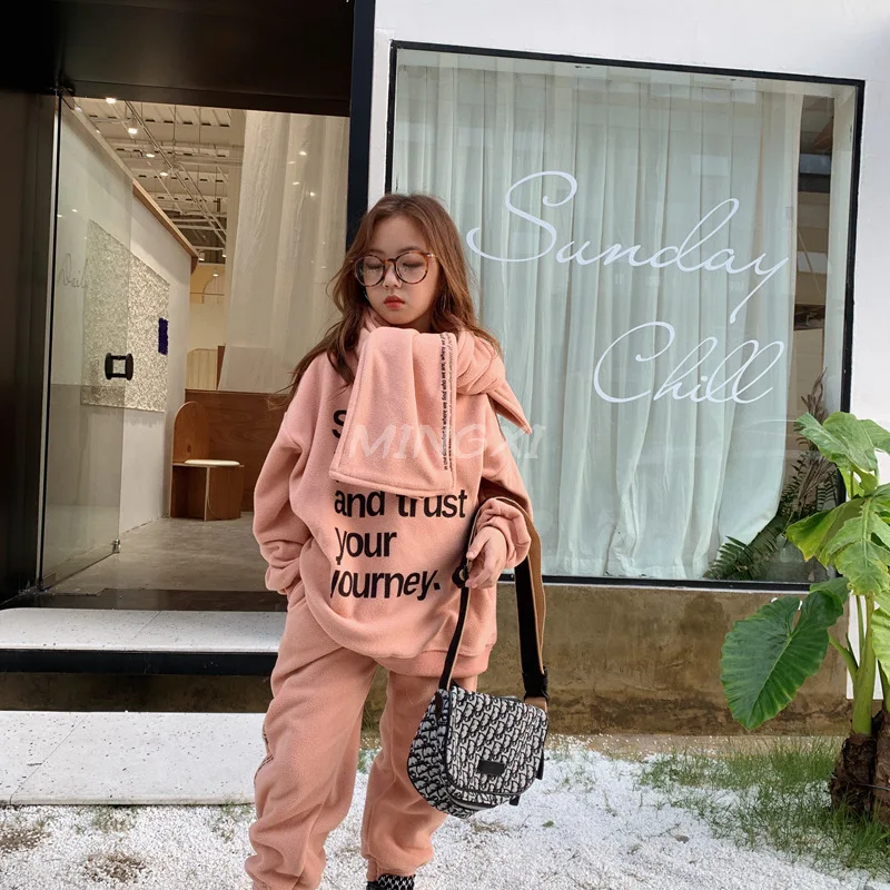 Детская одежда 2019 г. новый зимний детский костюм пуловер с длинными рукавами для