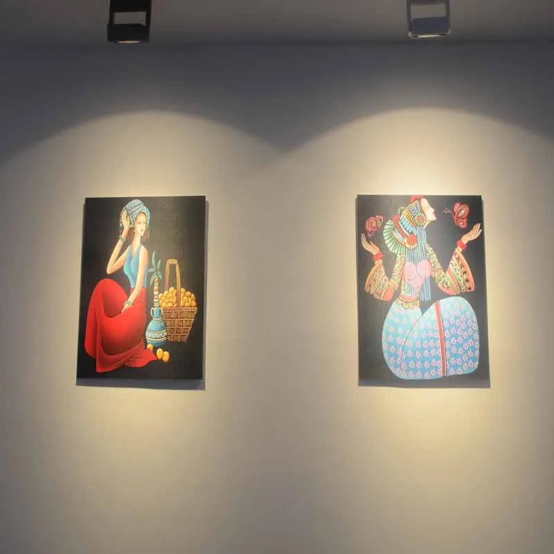 Светодиодный светильник дорожка для гостиной черный 2 провода рельсовый ing белый