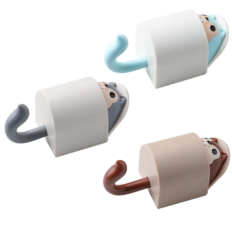 

Мультяшная милая мягкая милая детская белка крючок, крючки для пальто Free Punch стеллаж для хранения Домашний Настенный декор крючок для хране...