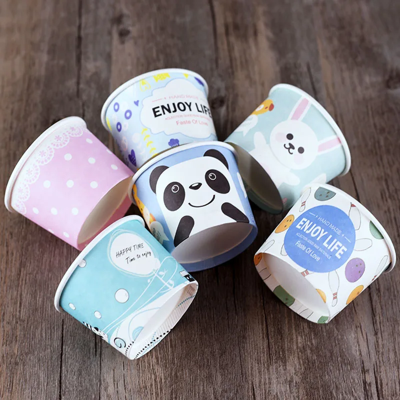 

50 шт., бумажные стаканчики для десертов, 200 мл