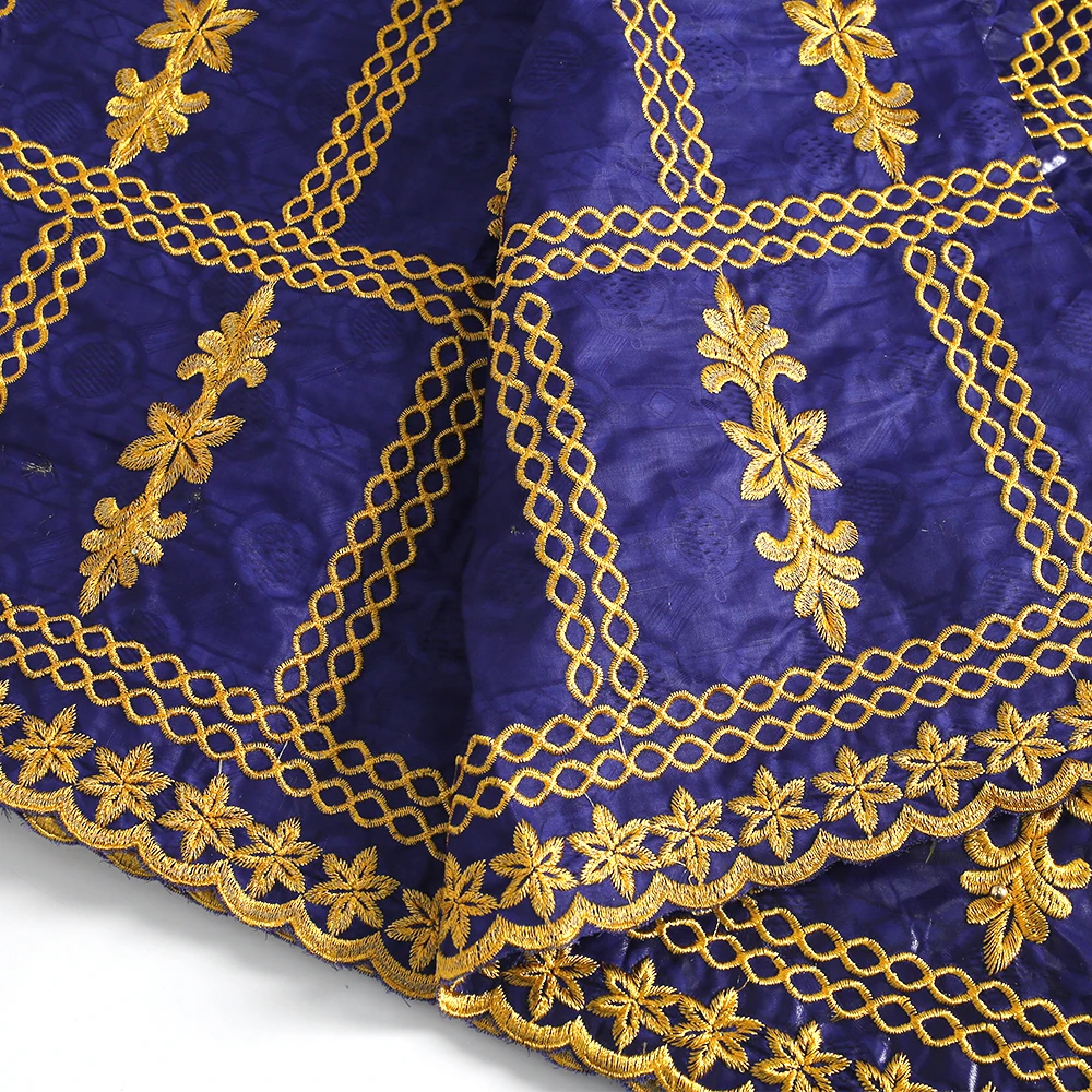 

Fabric Cotton 100% Bazin Riche Getzner 2021 Nouveau Original Ankara Dashiki Hometextile Fabric Wedding Material 5+2 yards/lot