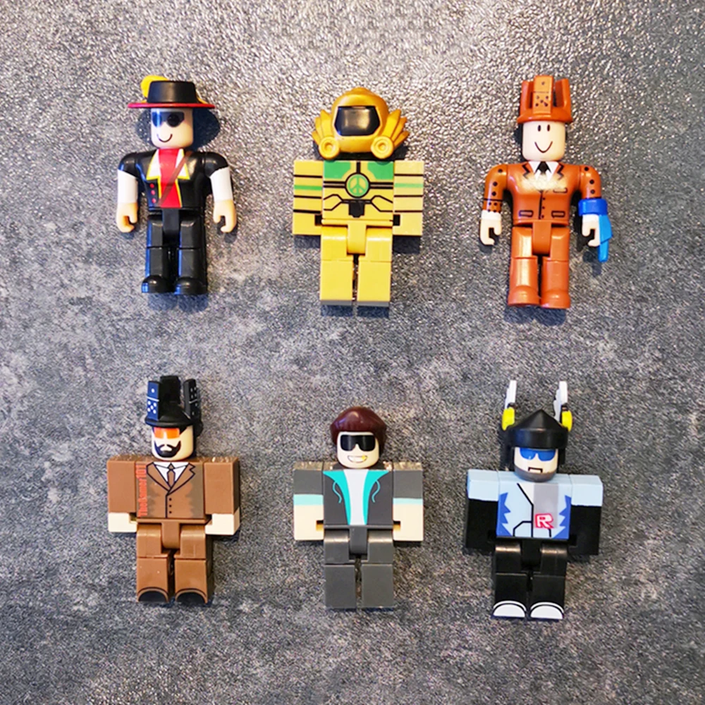 Figuras de colección de leyendas de Robloxing, juguetes de 6 piezas, paquete...