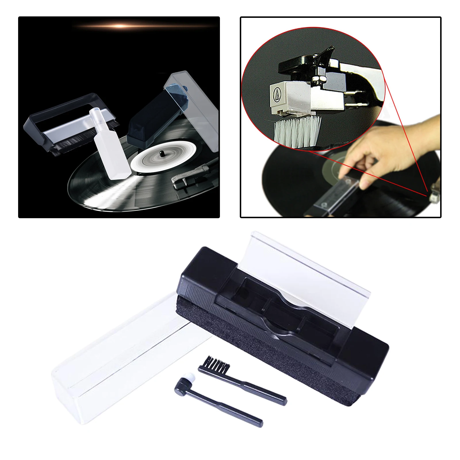 Антистатическая бархатная Чистящая щетка 3 в 1 для переворачивающихся платформ