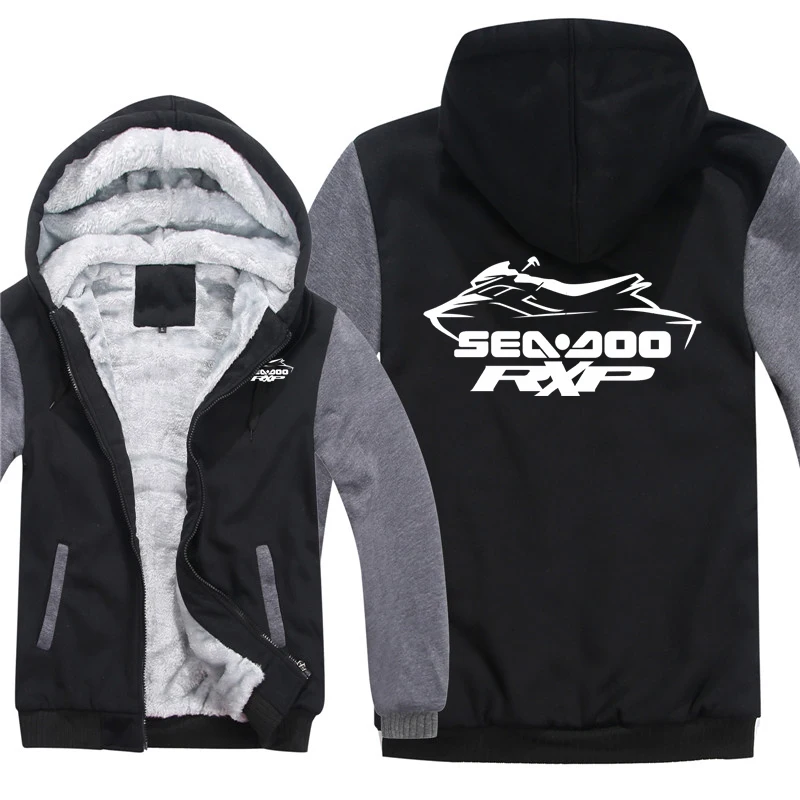 

2021 Sea Doo Rxp худи, зимняя куртка Hoody мужские флисовые Sea Doo Rxp толстовки