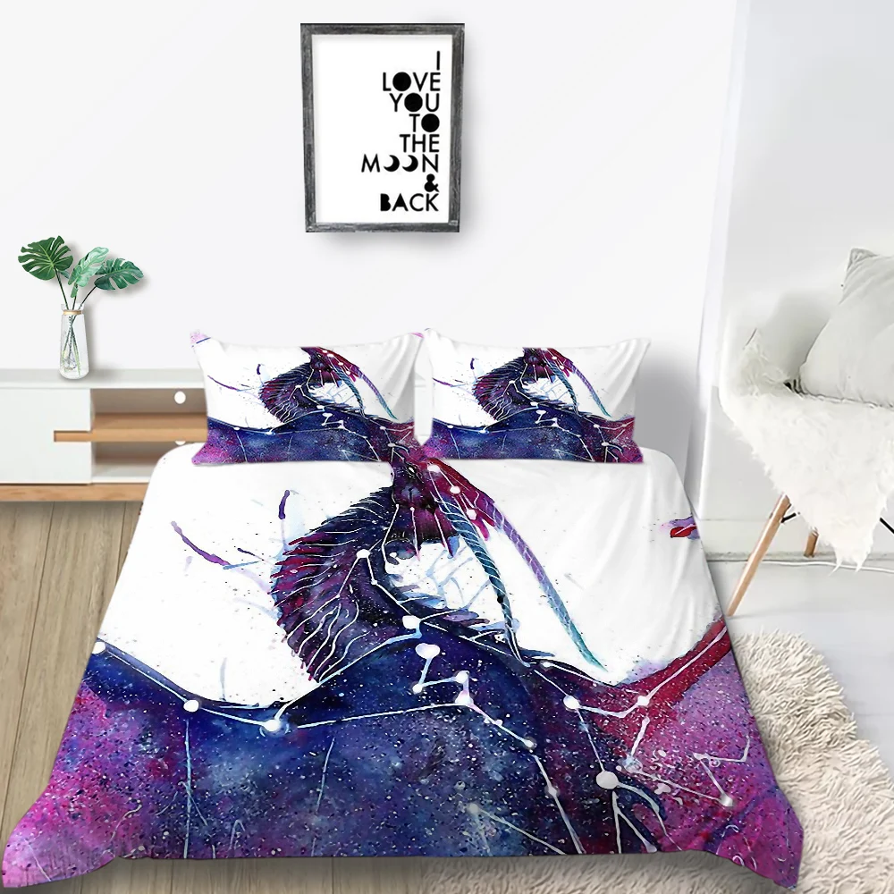 Thumbedding для домашних животных собак Постельное белье King Fuuny милые 3D печати пододеяльник для двуспальной кровати двойной полный близнец один уникальная дизайнерская кровать набор