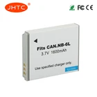 Аккумулятор Nb6l для камеры SX520 HS SX530 SX600 SX610 SX700 SX710 IXUS 85 95 200 210, Аккумулятор для камеры, аккумулятор 1600 мАч, аккумулятор для NB-6L