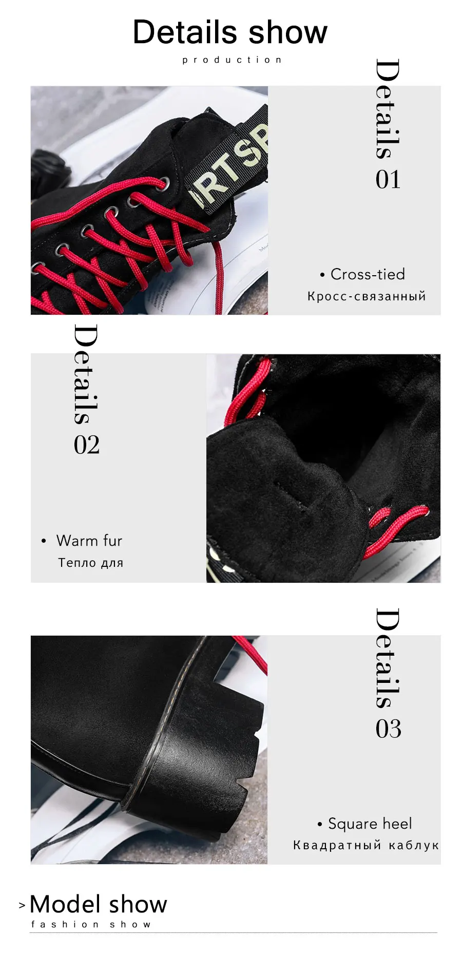 FITWEE ботильоны; женская обувь на толстой платформе; женские плюшевые разноцветные зимние теплые полусапожки; женская обувь; размеры 34-43