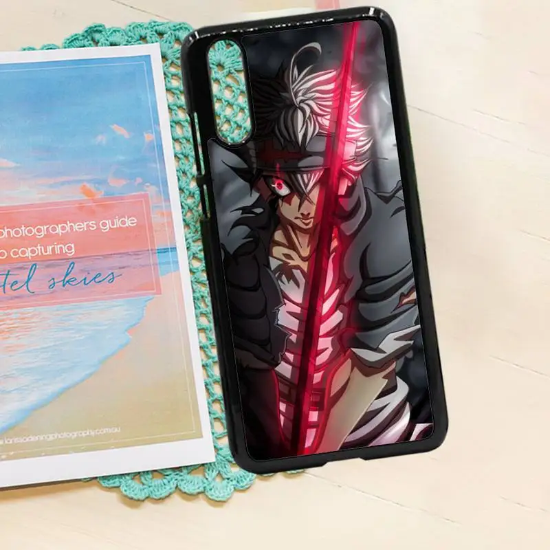 

Black Clover Japan anim Phone Case PC for iPhone 11 12 pro XS MAX 8 7 6 6S Plus X 5S SE 2020 XR