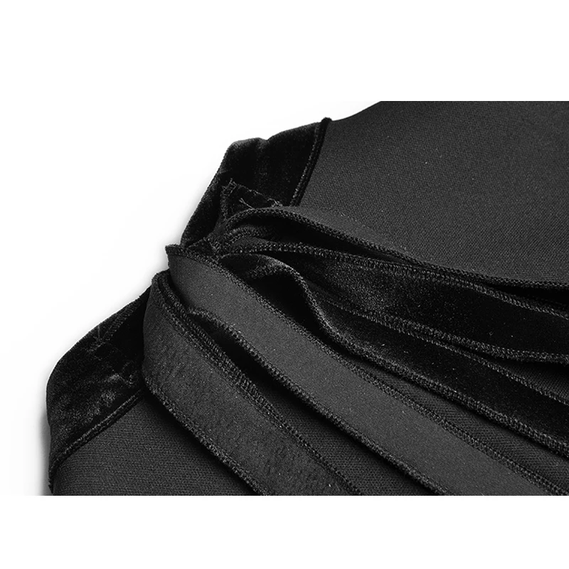 

SEQINYY Mini Dress 2020 Summer Spring New Fashion Design Women Velvet Beading Office Lady Elegant Slim Runway Dress