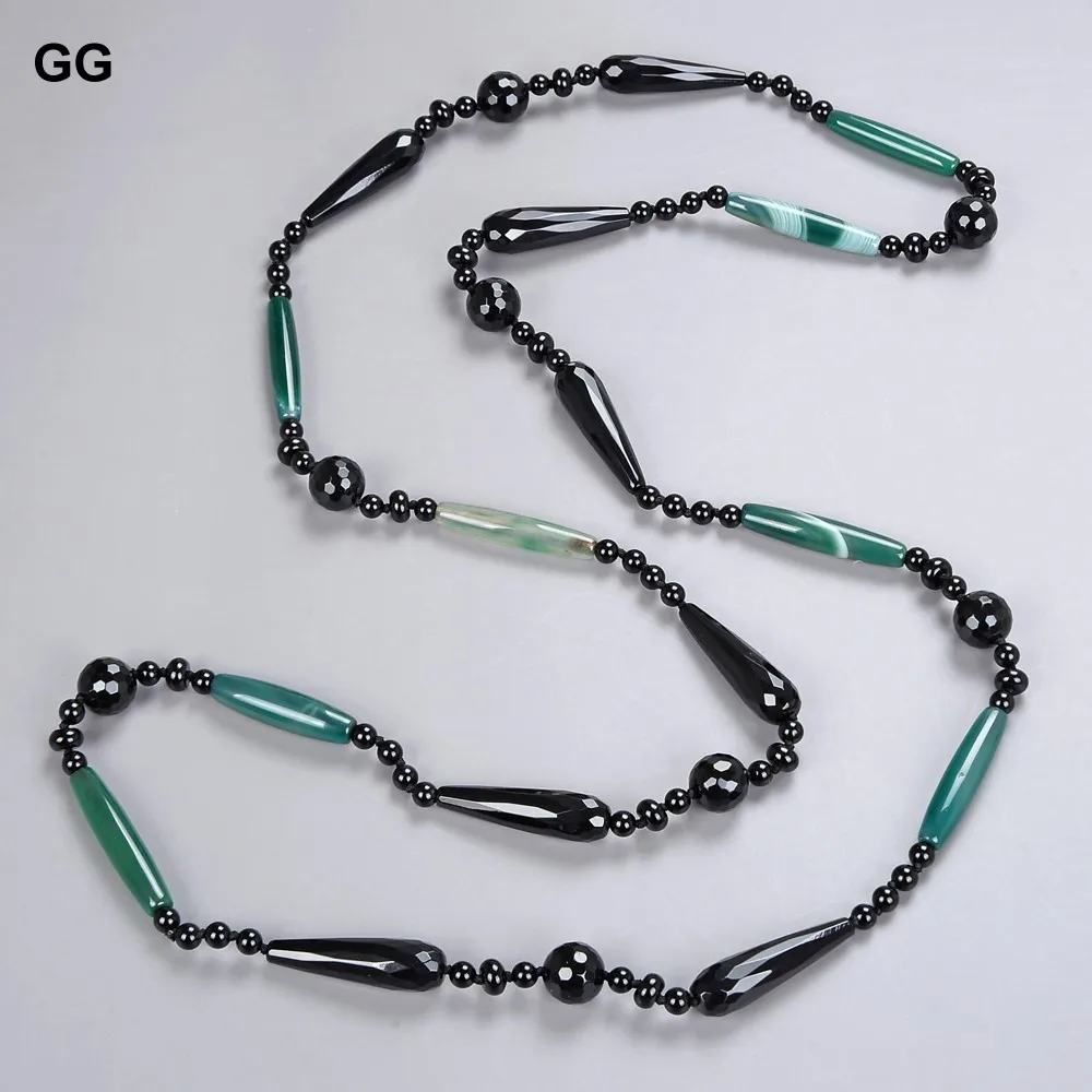 Ожерелье женское длинное с натуральным камнем 51 дюйм | Украшения и аксессуары