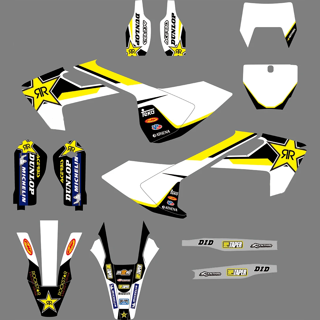 

Decal Sticker for Husqvarna TE FE TX 2017 2019 TC FC FX FS 2016 2018 125 150 200 250 350 450 Motorcycle Full Graphic Stickers