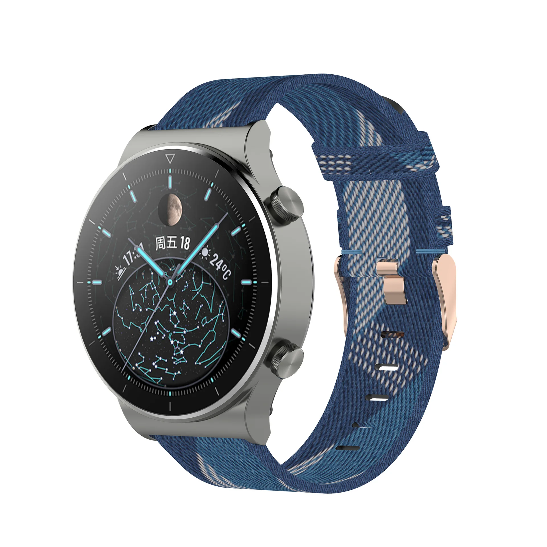 Ремешок для наручных часов Huawei Watch GT2 PRO/GT2e/GT3/GS 3/GS PRO/Watch3 PRO браслет MI color2 22 мм |