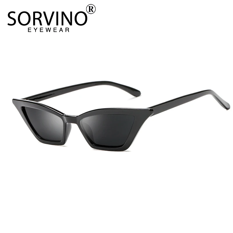 Женские маленькие очки кошачий глаз SORVINO дизайнерские брендовые солнцезащитные