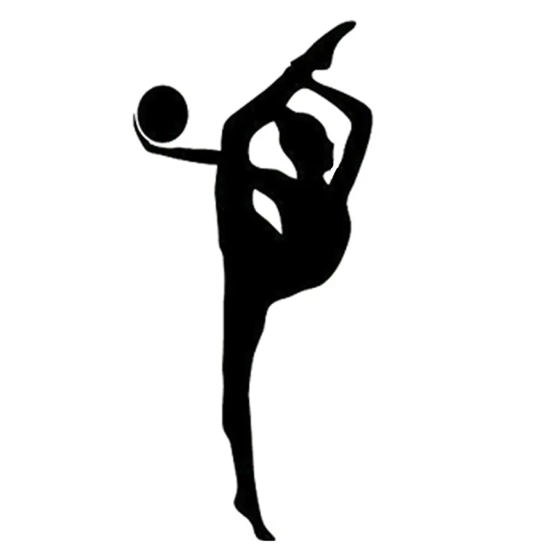 

Fashion Gymnastics Sport Car Sticker CAR Window Motorcycle Decal Accessories Pattern Laser Waterproof Custom PVC