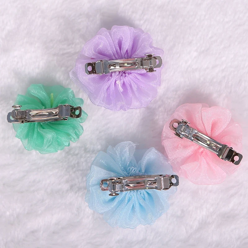 

Flower Pet Dog Hair Bows Pet Dogs Bows Organza Hair Band Cat Puppy Hair Clips Hairpin Grooming Bow Dog Accessories Cute Gift