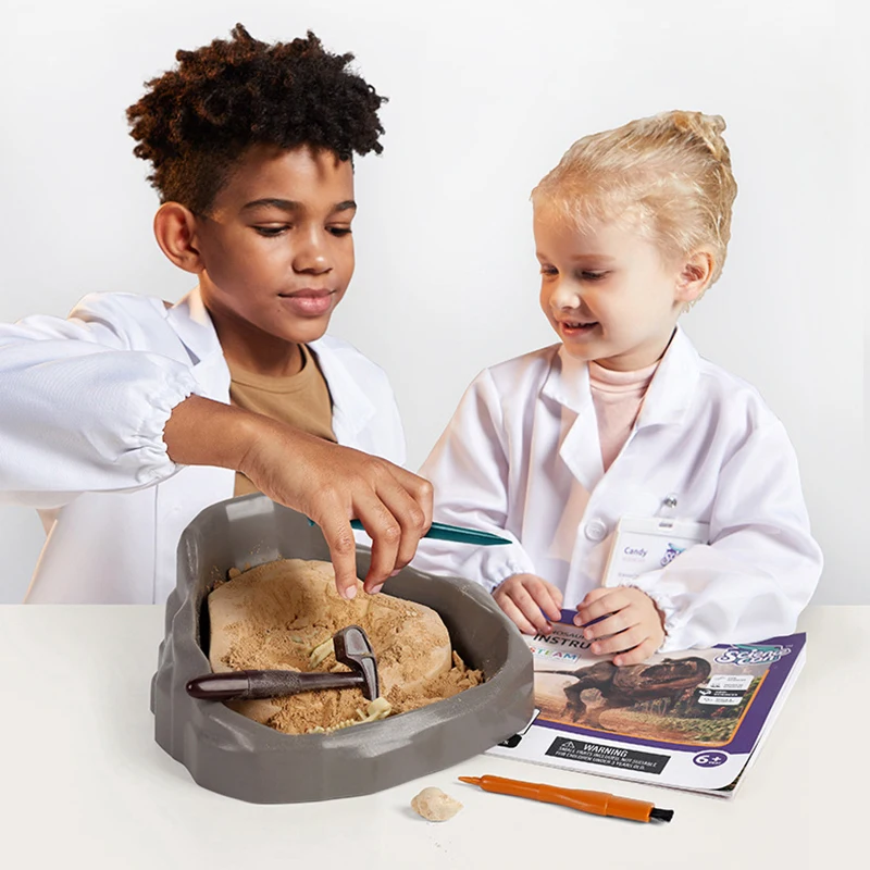 

Kid Students DIY Dinosaur Fossil Archaeological Excavation Learning Toys Boys And Girls Fossil Archaeological Excavation Gifts