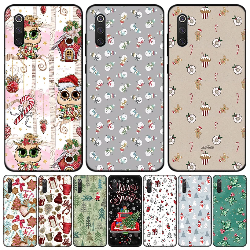 

Merry Christmas Cute Phone Case Funda For Xiaomi Redmi Note 10 Pro 10S 9 9S 8 8T 8 Pro 9A 9C 8A 7 7A 6 6A K20 Cover Coque Capa