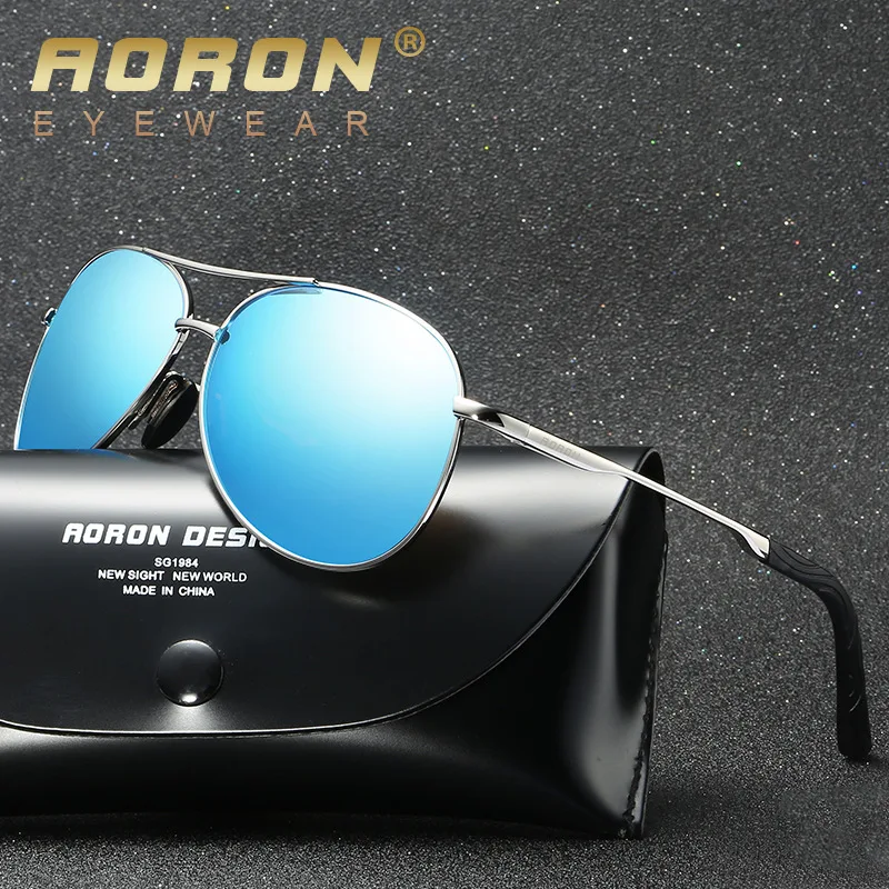 

Aviation Metail Frame Polarized Sunglasses Men Day and Night Sun Glasses Night Vision Pilot Male Goggle Oculos Driving UV400