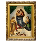 Набор для алмазной вышивки Our Lady of Sistine, картина квадратнаякруглая, мозаика, украшение для дома
