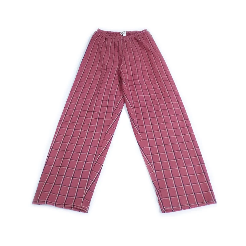 Размера плюс хлопковые унисекс пижамы для сна брюки девочек Сезон весна лето