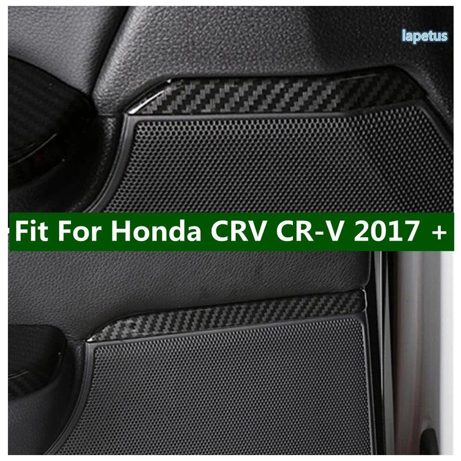 

Side Inner Door Stereo Speaker Loudspeaker Horn Decoration Frame Cover Trim Red / Carbon Fiber For Honda CRV CR-V 2017 - 2020