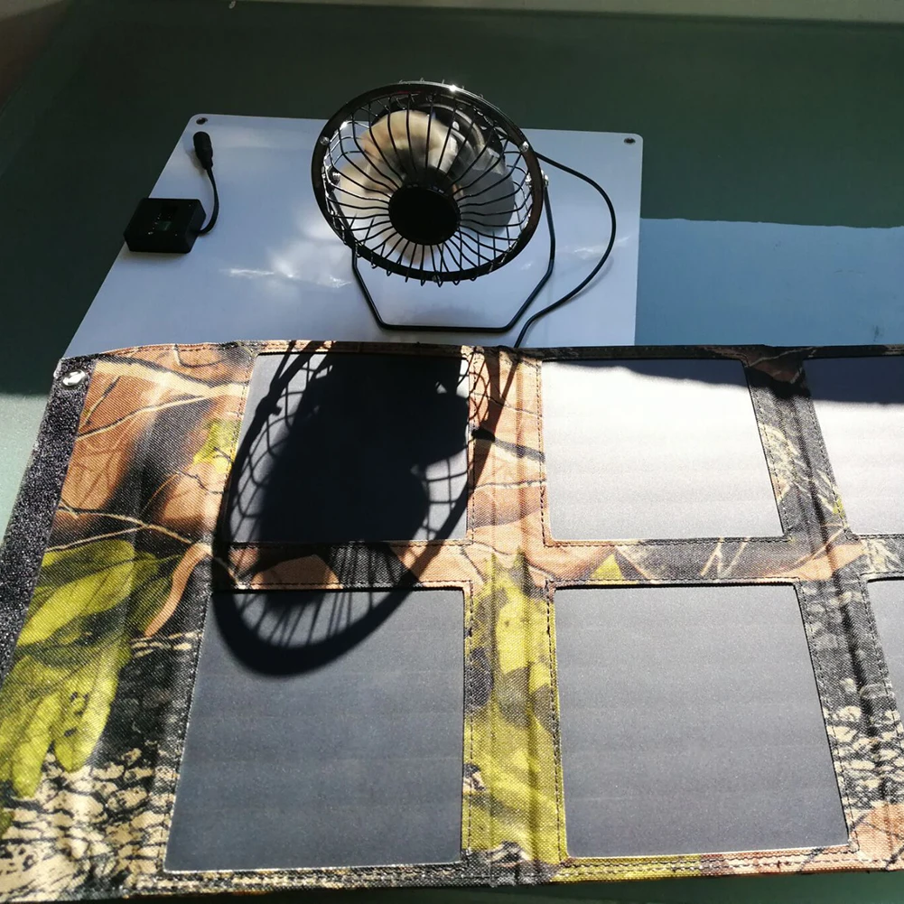 1 шт. Sunpower 30 Вт 5 в двойной USB порт солнечная панель складное зарядное устройство